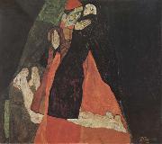Egon Schiele Cardinal and Nun Spain oil painting artist